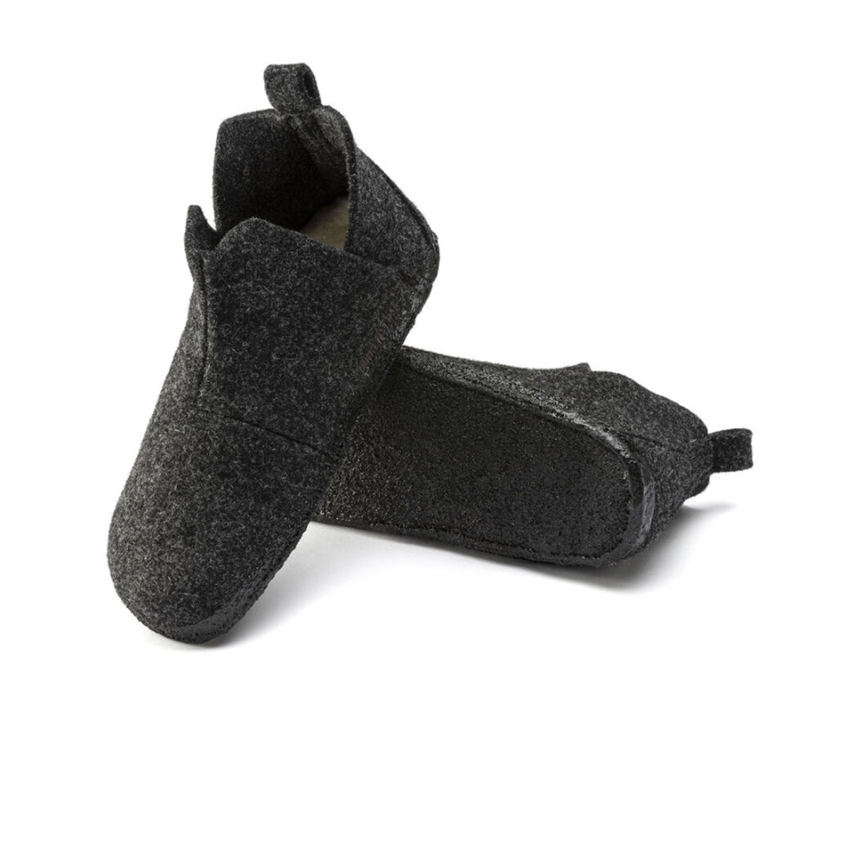 Birkenstock Andermatt Shearling Slipper (Men) - Anthracite/Natural Dress-Casual - Slippers - The Heel Shoe Fitters
