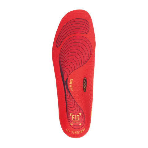 Keen Utility K30 High Arch Replacement Footbed (Unisex) - Red Accessories - Orthotics/Insoles - Full Length - The Heel Shoe Fitters