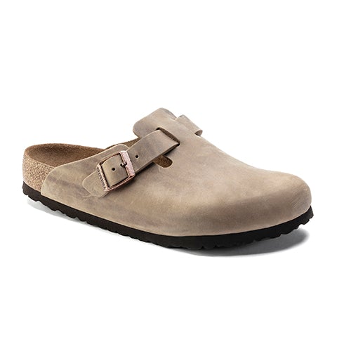 Birkenstock Boston Soft Footbed Clog (Men) - Tobacco Oiled Leather Dress-Casual - Clogs & Mules - The Heel Shoe Fitters
