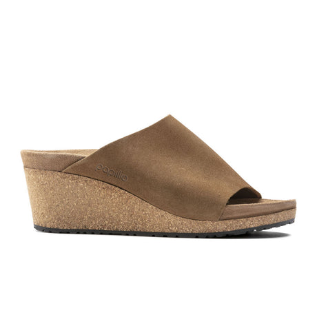 Birkenstock Namica Wedge Sandal (Women) - Tea Suede Sandals - Heel/Wedge - The Heel Shoe Fitters