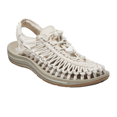 Keen Uneek Sandal (Women) - White Cap/Cornstalk Sandals - Backstrap - The Heel Shoe Fitters