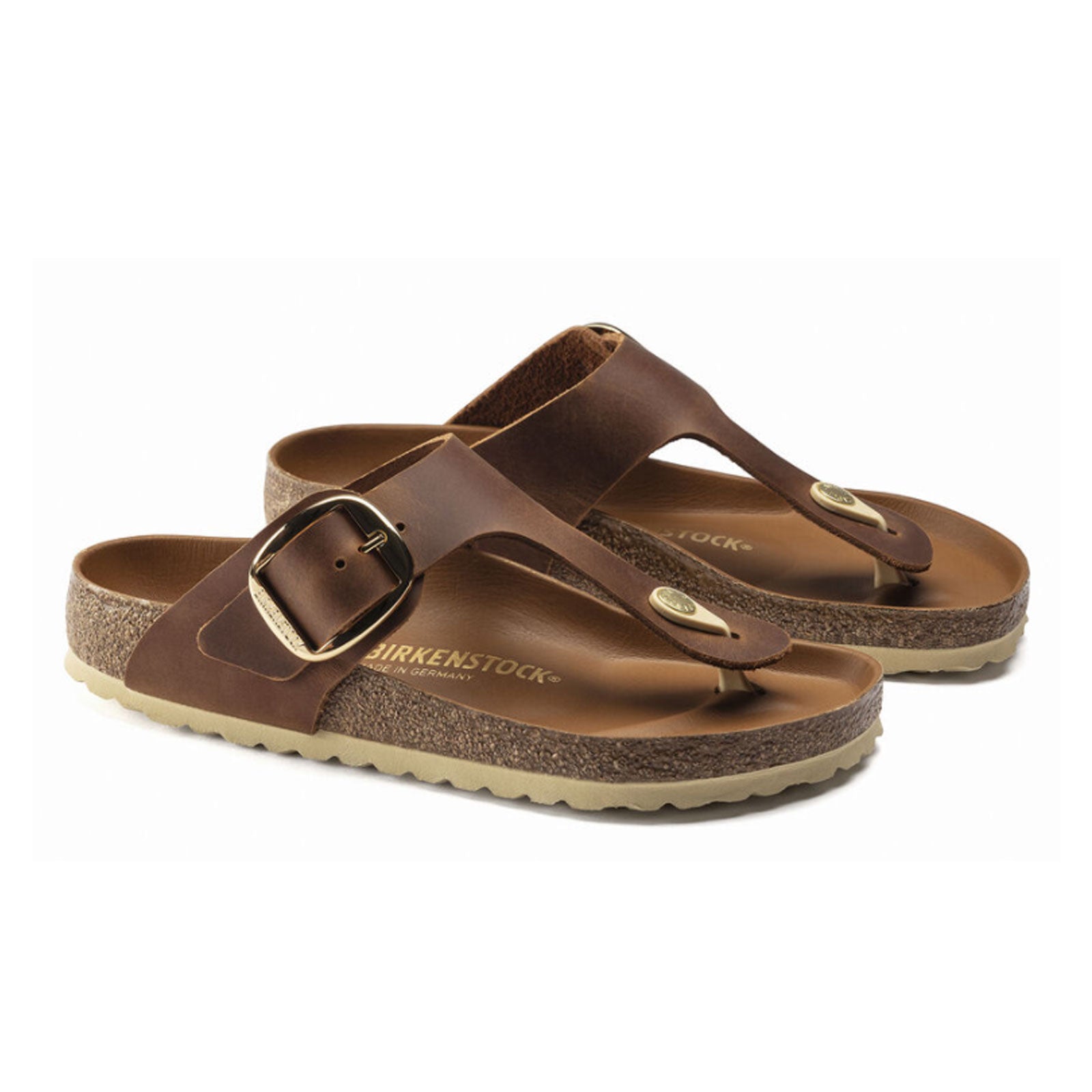 Birkenstock Gizeh Big Buckle Thong Sandal (Women) - Cognac – The