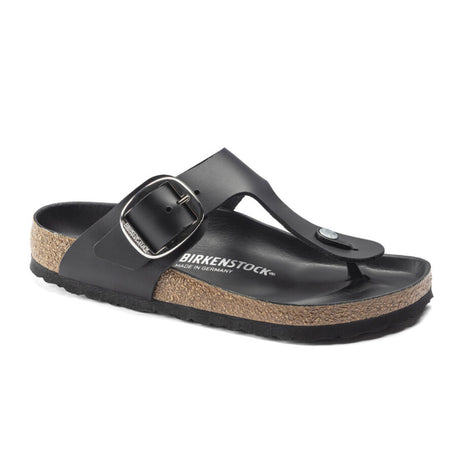 Birkenstock Gizeh Big Buckle Thong Sandal (Women) - Black Sandals - Thong - The Heel Shoe Fitters