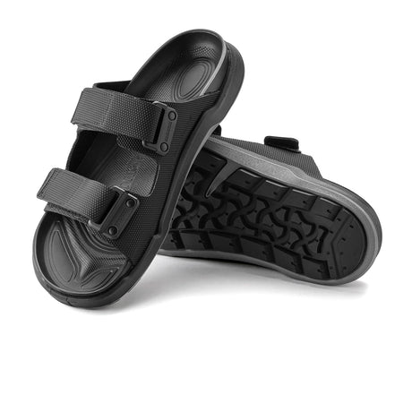 Birkenstock Atacama Slide Sandal (Men) - Black Birko-Flor Futura Sandals - Active - The Heel Shoe Fitters