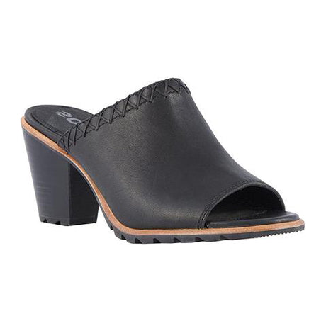 Sorel Nadia Mule (Women) - Black Sandals - Heel/Wedge - The Heel Shoe Fitters