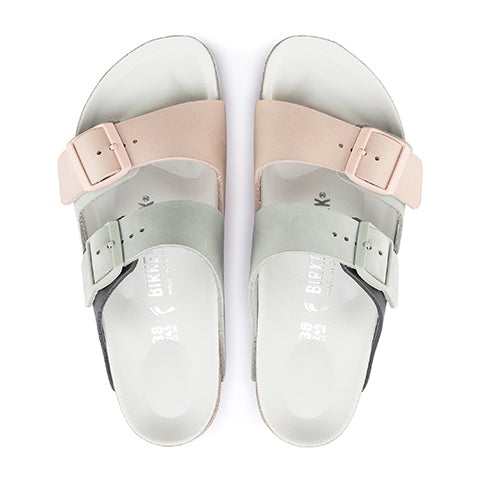 Birkenstock Arizona Split Hex Slide Sandal (Women) Mineral/Li - The Heel Shoe Fitters