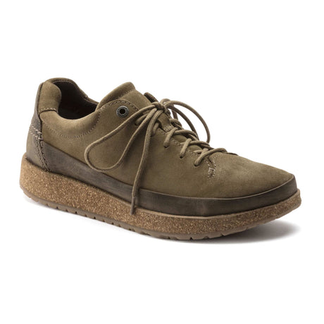 Birkenstock Honnef Low Lace Up (Women) - Tea Suede Athletic - Casual - Lace Up - The Heel Shoe Fitters