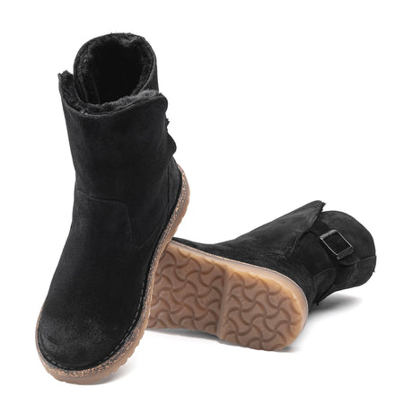 Birkenstock Uppsala Shearling Boot (Women) - Black Boots - Fashion - Mid Boot - The Heel Shoe Fitters