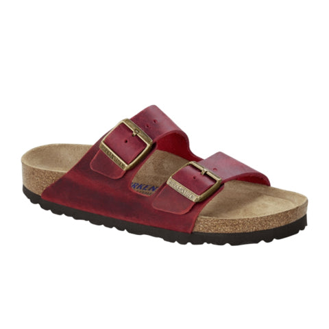 Birkenstock Arizona Soft Footbed (39 Maroon Nubuck)