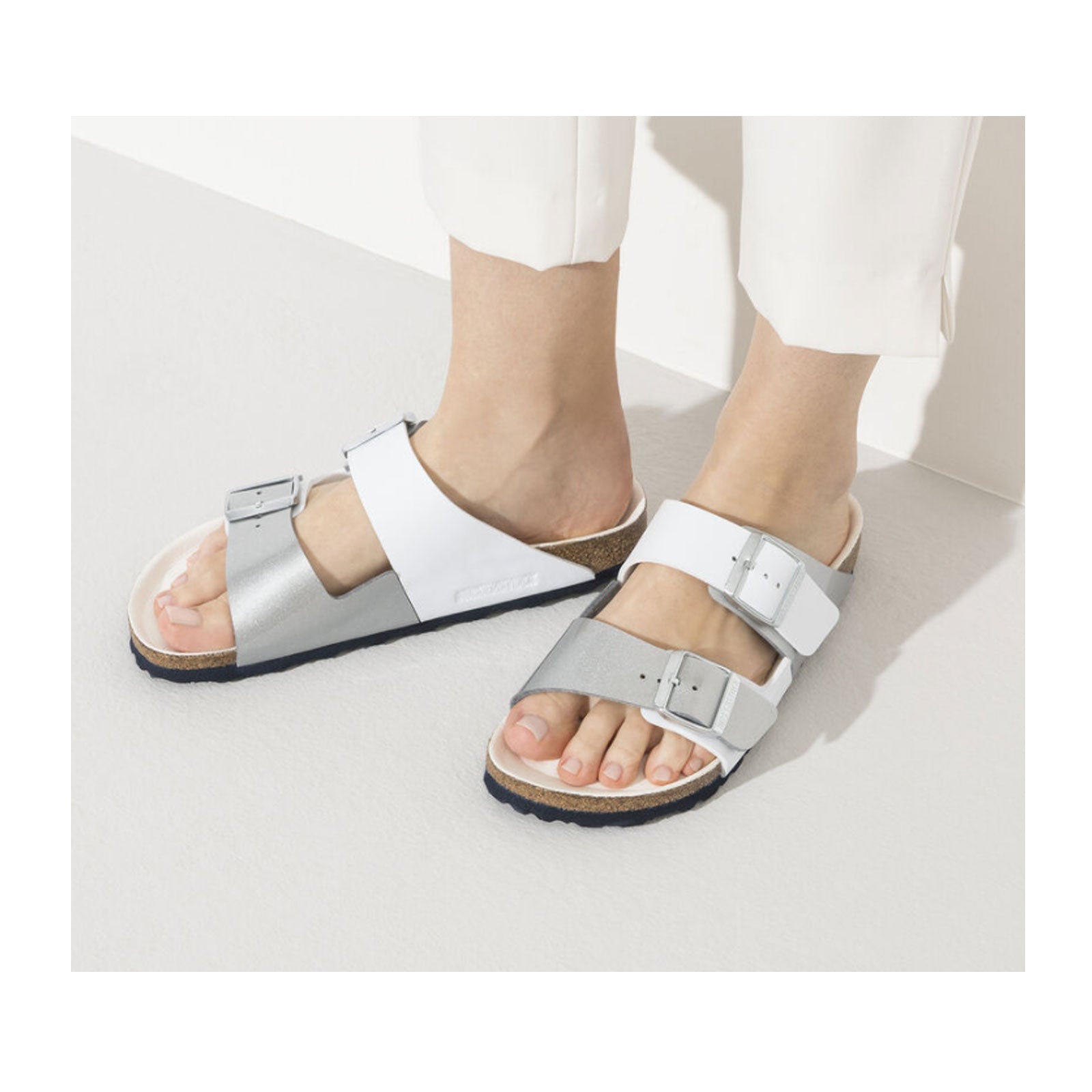 Birkenstock arizona store graceful white