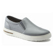 Birkenstock Oswego Narrow Slip On Sneaker (Women) - Gray Leather Dress-Casual - Slip Ons - The Heel Shoe Fitters