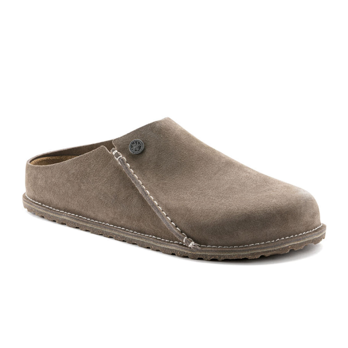 Birkenstock Zermatt 365 Slipper (Men) - Gray Taupe Suede Dress-Casual - Slippers - The Heel Shoe Fitters