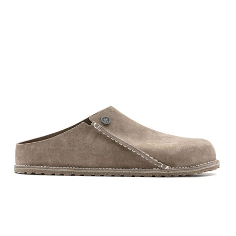 Birkenstock Zermatt 365 Narrow Slipper (Women) - Gray Taupe Suede Dress-Casual - Slippers - The Heel Shoe Fitters