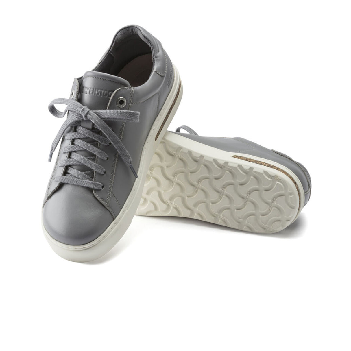 Birkenstock Bend Low Narrow Sneaker (Women) - Gray Leather Dress-Casual - Sneakers - The Heel Shoe Fitters
