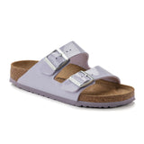 Birkenstock Arizona Slide Sandal (Women) - Purple Fog Patent Birko-Flor Sandals - Slide - The Heel Shoe Fitters