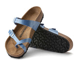 Birkenstock Mayari Birko-Flor Thong Sandal (Women) - Graceful Riviera Blue Sandals - Thong - The Heel Shoe Fitters