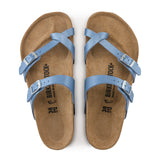 Birkenstock Mayari Birko-Flor Thong Sandal (Women) - Graceful Riviera Blue Sandals - Thong - The Heel Shoe Fitters