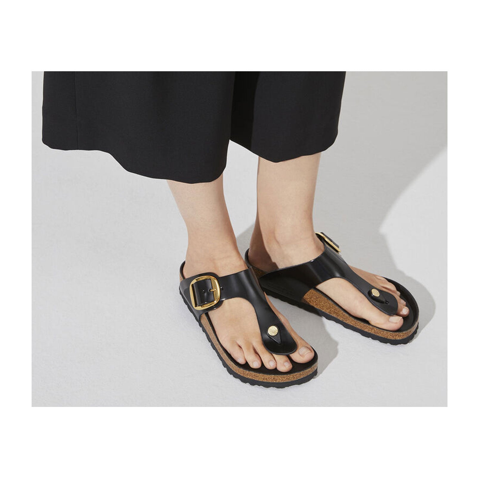 Birkenstock black gizeh on sale sandals