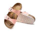 Birkenstock Sydney Birko-Flor Slide Sandal (Women) - Graceful Coral Peach Sandals - Slide - The Heel Shoe Fitters