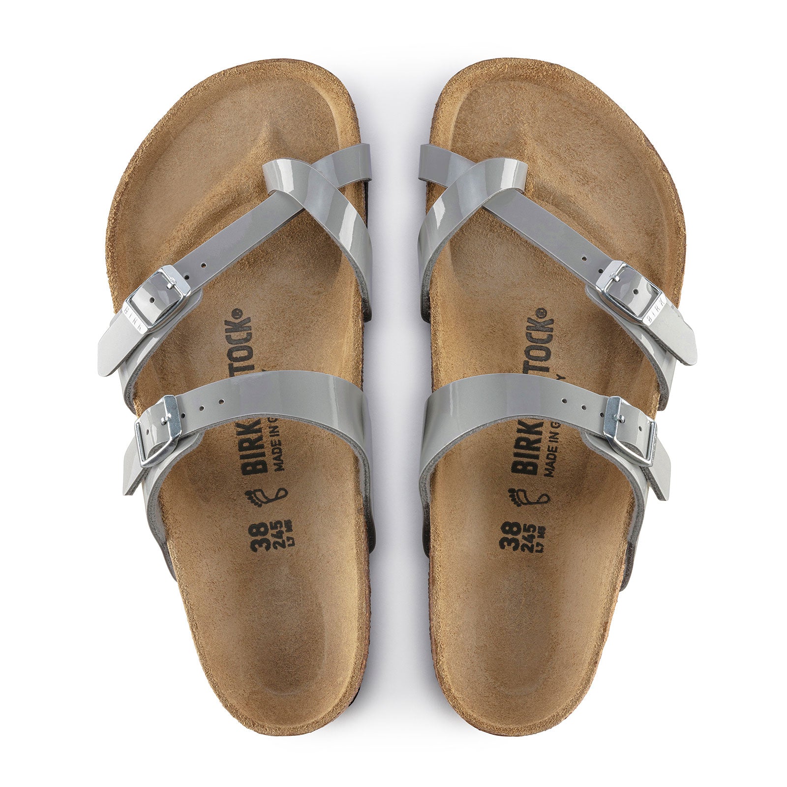 Mayari Thong Sandal (Women) Patent Alloy - The Heel Shoe
