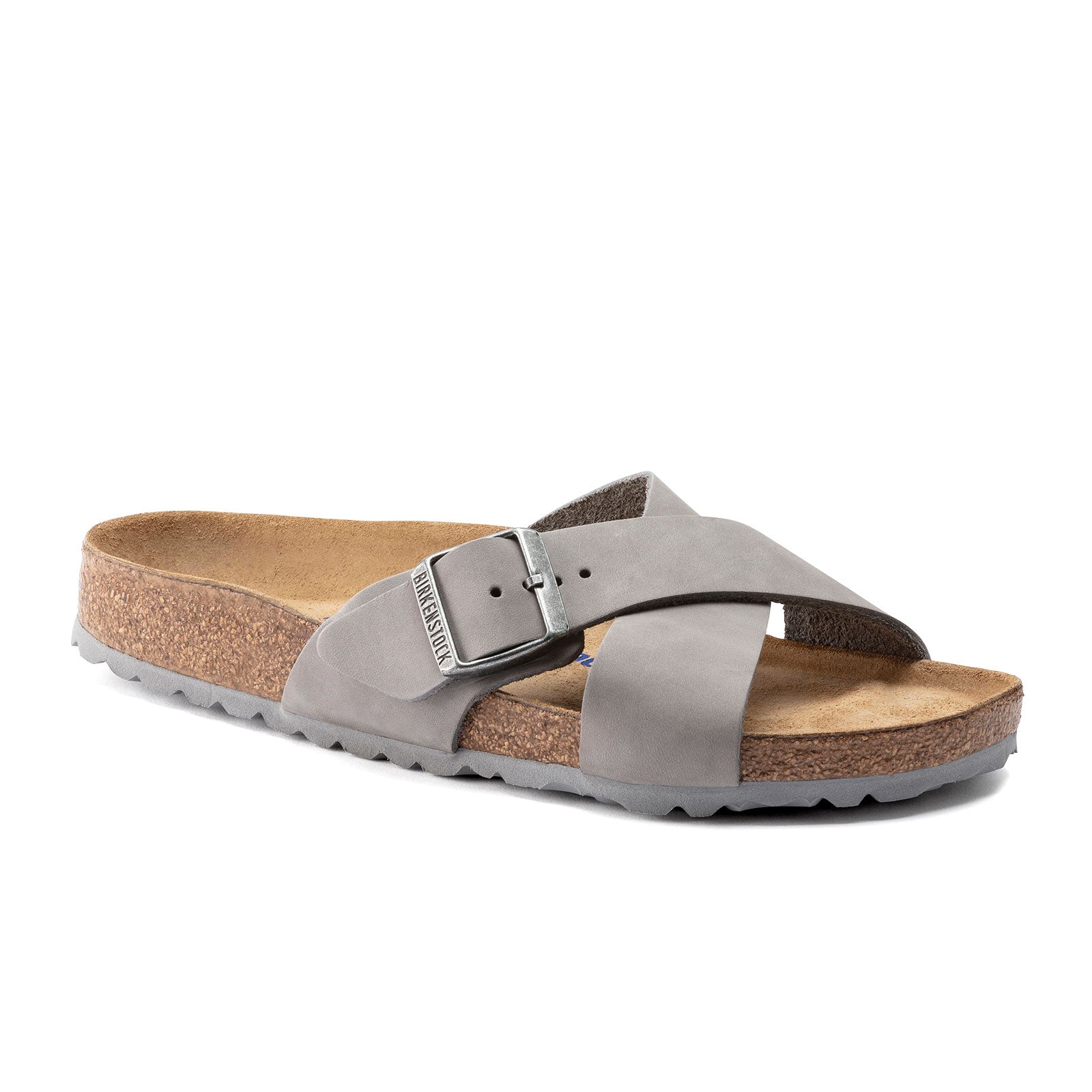 Birkenstock Siena Soft Footbed Narrow Slide Sandal (Women) - Dove Gray