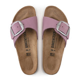 Birkenstock Madrid Big Buckle Slide Sandal (Women) - Orchid Nubuck Sandals - Slide - The Heel Shoe Fitters