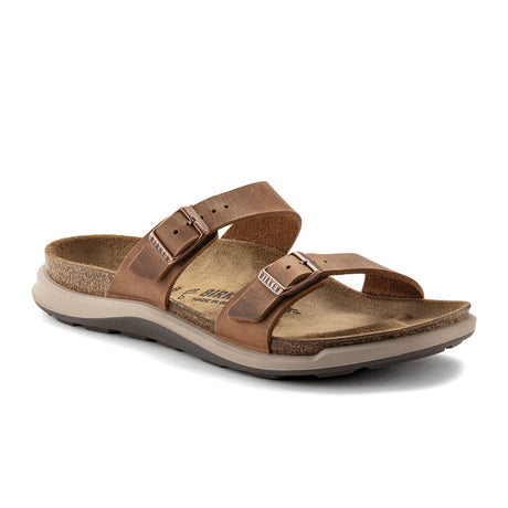 Birkenstock Sierra CT Slide Sandal (Women) - Ginger Brown Oiled Leather Sandals - Slide - The Heel Shoe Fitters