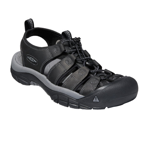 Keen Newport Sandal (Men) - Black/Steel Grey Sandals - Active - The Heel Shoe Fitters
