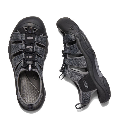 Keen Newport H2 Sandal (Men) - Black/Steel Grey Sandals - Active - The Heel Shoe Fitters