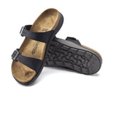 Birkenstock Sierra CT Slide Sandal (Women) - Black Oiled Leather Sandals - Slide - The Heel Shoe Fitters