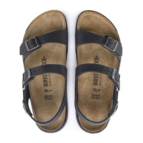 Birkenstock Sonora CT Backstrap Sandal (Women) - Black Oiled Leather Sandals - Backstrap - The Heel Shoe Fitters