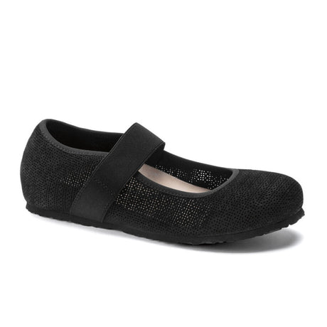 Birkenstock Tess Mary Jane (Women) - Black Embossed Leather Dress-Casual - Mary Janes - The Heel Shoe Fitters