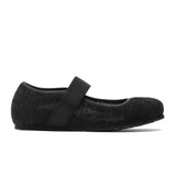 Birkenstock Tess Mary Jane (Women) - Black Embossed Leather Dress-Casual - Mary Janes - The Heel Shoe Fitters