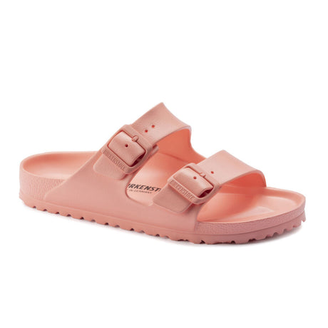 Birkenstock Arizona EVA Narrow Slide Sandal (Women) - Coral Peach Sandals - Slide - The Heel Shoe Fitters