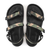 Birkenstock Kalahari Birko-Flor Sandal (Women) - Futura Black/Camo Sandals - Backstrap - The Heel Shoe Fitters