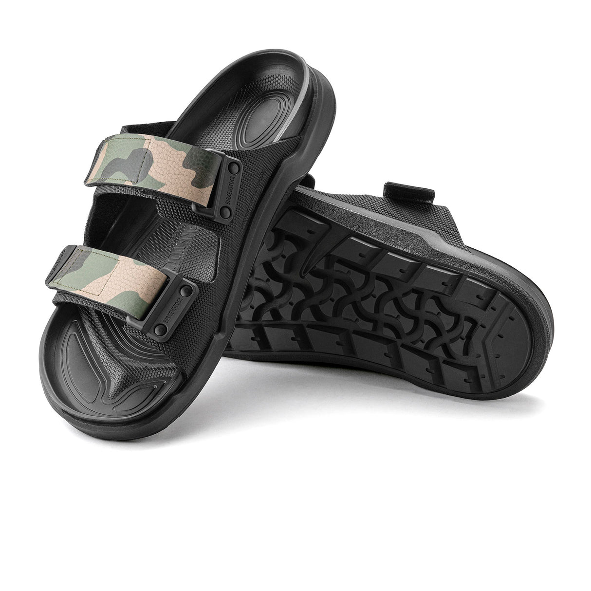 Birkenstock Atacama CE Slide Sandal (Men) - Futura Black/Camo Sandals - Active - The Heel Shoe Fitters