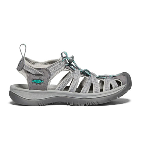 Keen Whisper Active Sandal (Women) - Grey/Peacock Green Sandals - Active - The Heel Shoe Fitters