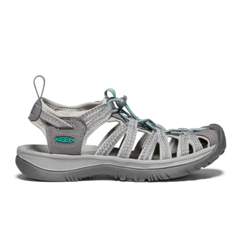 Keen Whisper Active Sandal (Women) - Grey/Peacock Green Sandals - Active - The Heel Shoe Fitters