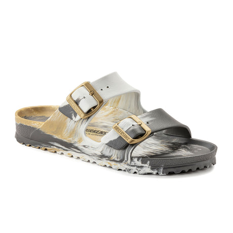 Birkenstock Arizona EVA Slide Sandal (Men) - Multi Metallic Gold Sandals - Slide - The Heel Shoe Fitters