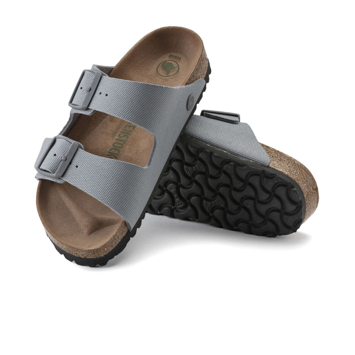 Birkenstock Arizona Vegan Slide Sandal (Men) - Stone Coin Sandals - Slide - The Heel Shoe Fitters
