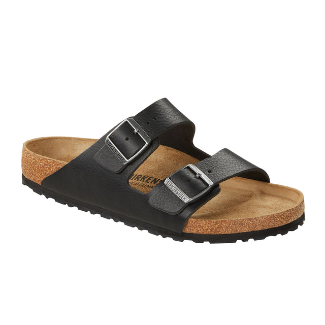 Birkenstock Arizona Grip Sandal (Men) - Vintage Wood Black Sandals - Slide - The Heel Shoe Fitters