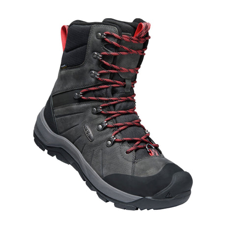 Keen Revel IV High Polar Boot (Men) - Magnet/Red Carpet Boots - Winter - High Boot - The Heel Shoe Fitters
