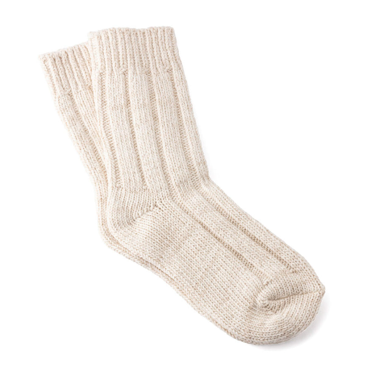 Birkenstock Cotton Twist Crew Sock (Unisex) - Off White Accessories - Socks - Lifestyle - The Heel Shoe Fitters