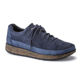 Birkenstock Honnef Low Lace Up (Women) - Indigo Blue Suede Dress-Casual - Lace Ups - The Heel Shoe Fitters