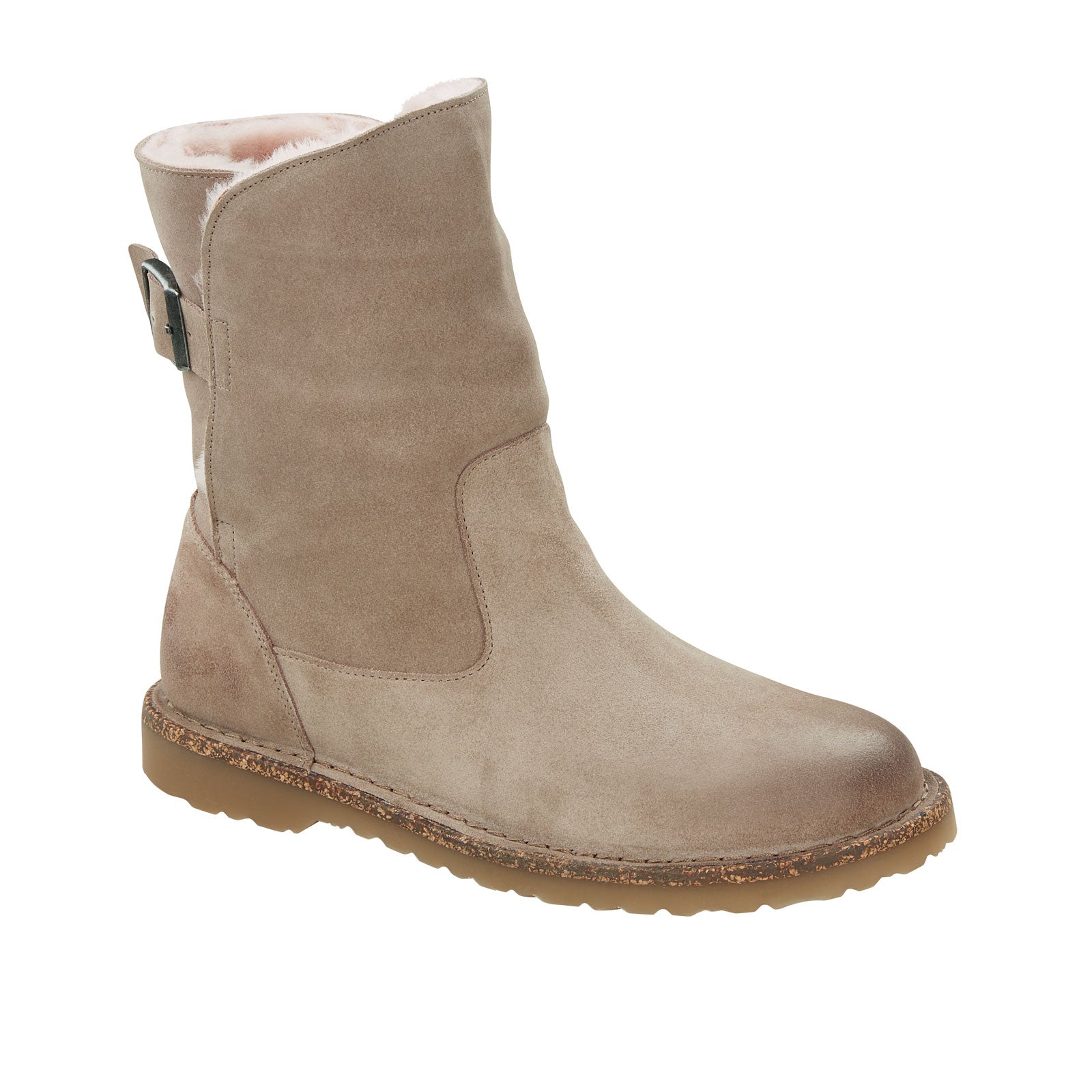 Birkenstock Uppsala Shearling Mid Boot (Women) - Gray Taupe – The Heel Shoe  Fitters