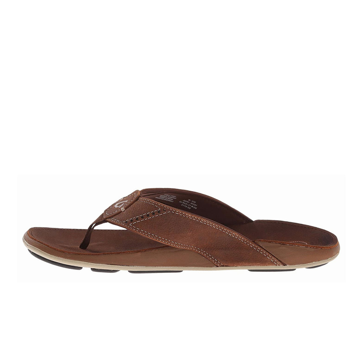 Olukai Nui Thong Sandal (Men) - Rum/Rum â The Heel Shoe Fitters