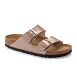 Birkenstock Arizona Slide Sandal (Women) - Copper Birko-Flor Sandals - Slide - The Heel Shoe Fitters