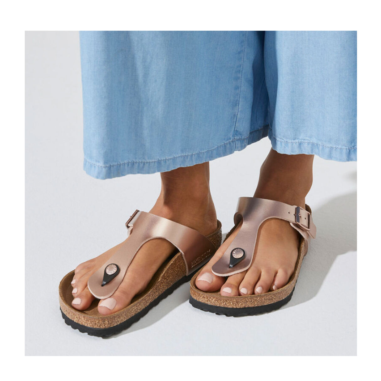 Birkenstock Gizeh Birko-Flor Thong Sandal (Women) - Copper – The Heel Shoe  Fitters
