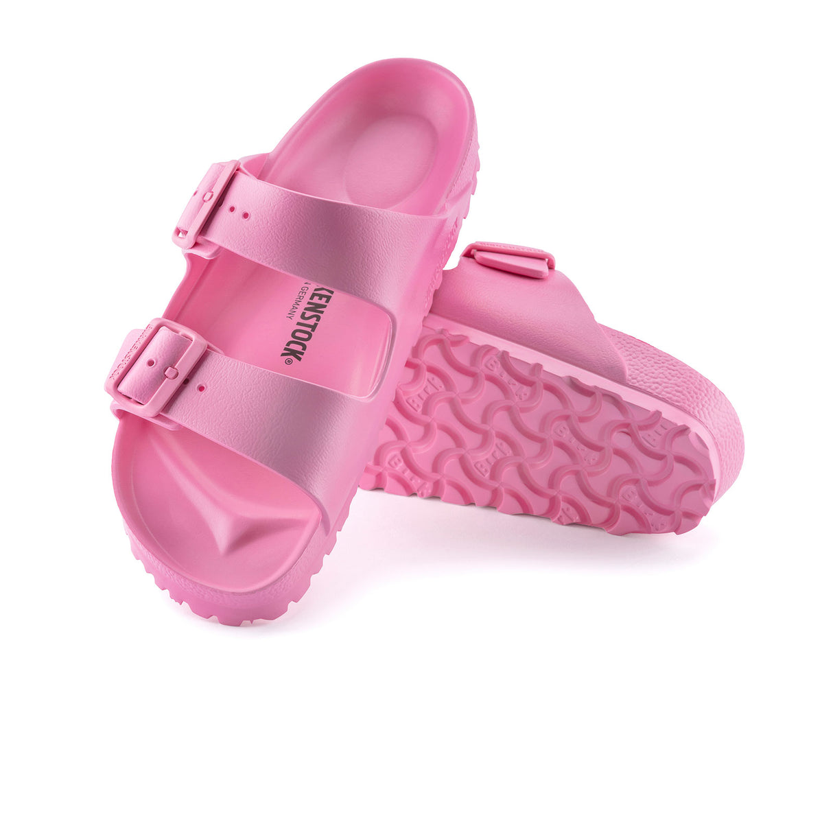 Birkenstock Arizona EVA Narrow Slide Sandal (Women) - Candy Pink Sandals - Slide - The Heel Shoe Fitters