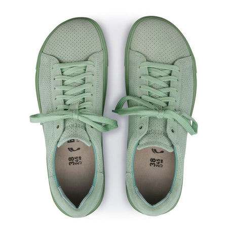 Birkenstock Bend Low Narrow Sneaker (Women) - Matcha Embossed Suede Dress-Casual - Sneakers - The Heel Shoe Fitters